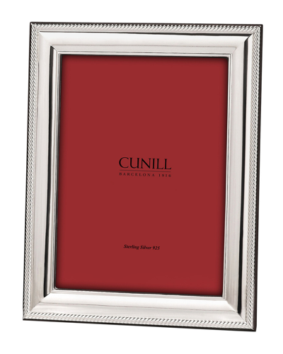 Shop Cunill Sterling Silver Cord Frame In Nocolor