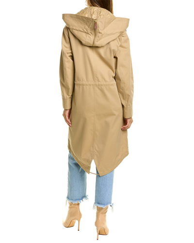 Shop Burberry Parka In Brown