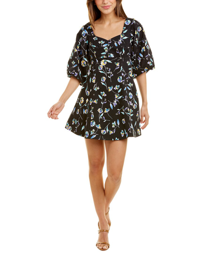 Shop Nicholas Lydia Mini Dress In Blue