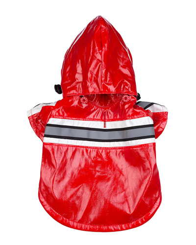 Shop Pet Life Reflecta Glow Reflective Waterproof Adjustable Raincoat