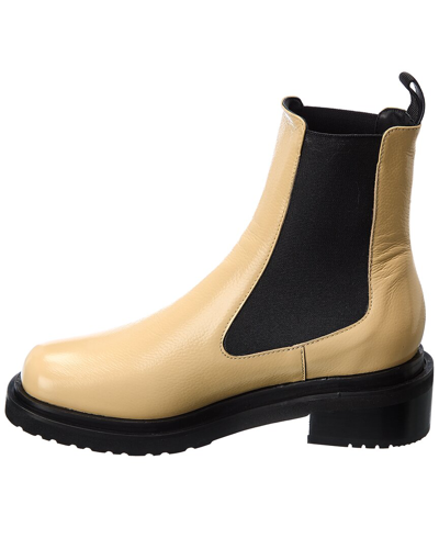 Shop By Far Rika Leather Boot In Beige