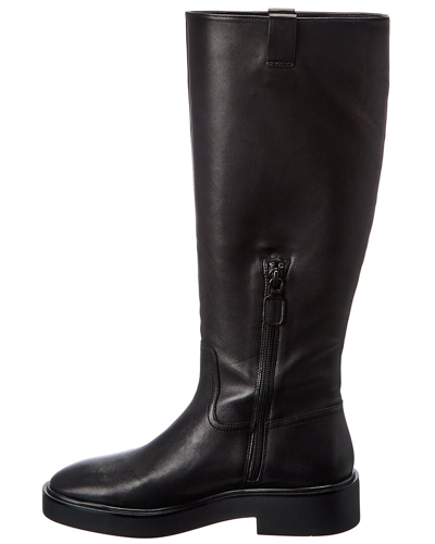 Shop Stuart Weitzman Henley Leather Knee-high Boot In Black