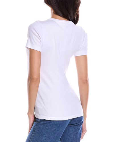 Shop James Perse Crewneck T-shirt In White