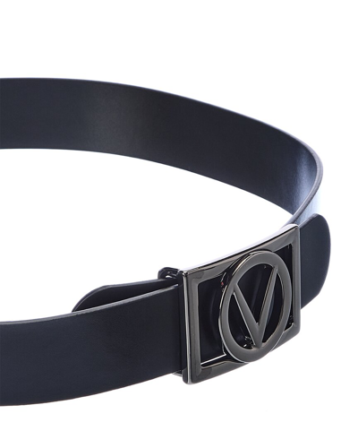 Shop Valentino By Mario Valentino Dolly Soave Leather Belt In Nocolor