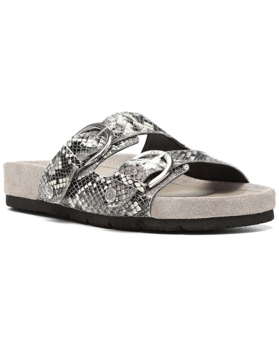 Shop Nydj Boye Leather Sandal In Nocolor