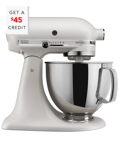 Shop Kitchenaid Artisan Series 5qt Tilt-head Stand Mixer With $45 Credit In White