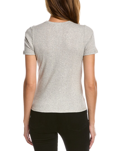 Shop Goldie Ribbed T-shirt In Grey