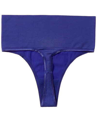 Shop Yummie Ultralight Thong In Blue