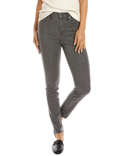 Shop 7 For All Mankind Gwenevere Steel Grey High-rise Straight Jean