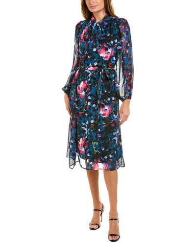 Shop Donna Ricco Midi Dress In Nocolor