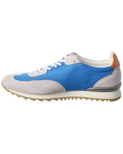 Shop French Connection Rusty Suede & Mesh Sneaker In Blue