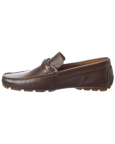 Shop Donald Pliner Deacon Leather Loafer In Brown