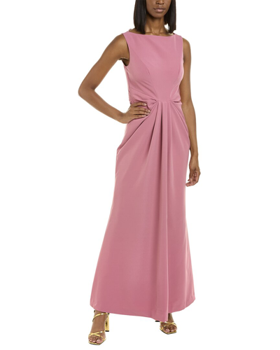 Shop Kay Unger Sansa Bateau Gown In Pink