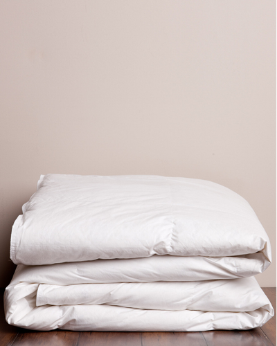 Shop Belle Epoque Cirus Medium Weight Down Comforter In White