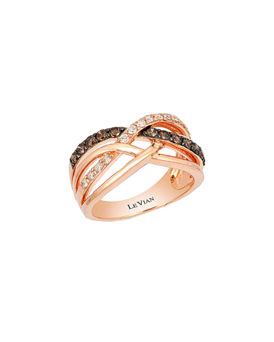 Shop Le Vian Chocolatier 14k Rose Gold 0.67 Ct. Tw. Diamond Ring