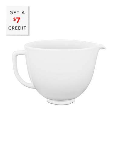 Shop Kitchenaid 5qt Ceramic Bowl With $7 Credit In Nocolor