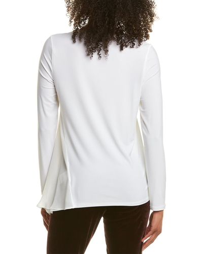Shop Donna Karan Asymmetric Top In White