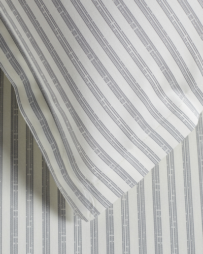 Melange Bamboo Stripe Duvet Set