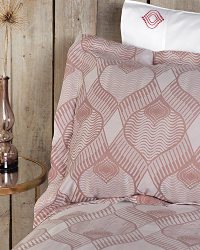 Amalia Home Collection Goa Duvet Cover In Orange