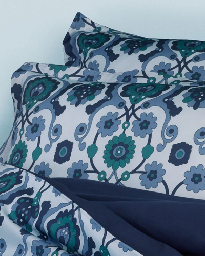 Shop Amalia Home Collection Jaya Duvet Cover In Blue