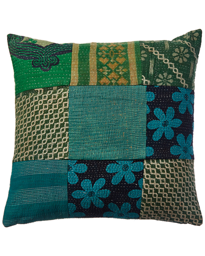 Melange Toe Overdye Kantha Pillow Cover