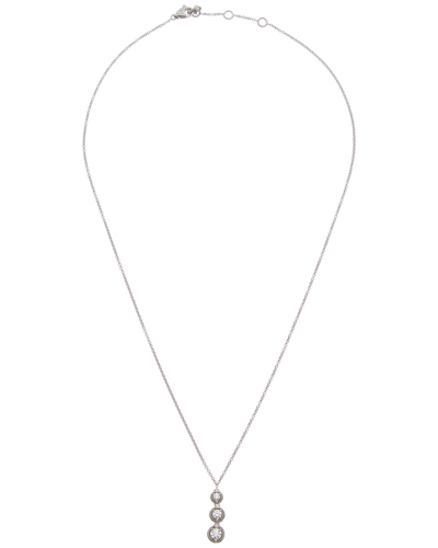 Shop Marco Bicego Forever 18k 0.40 Ct. Tw. Diamond Drop Necklace In Nocolor