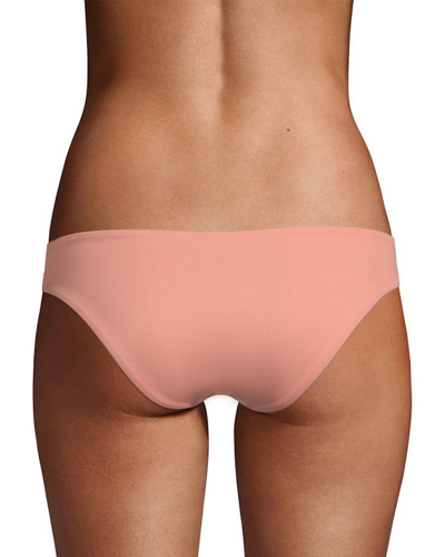 Shop Tori Praver Swimwear Tori Praver Isla Seamless Bikini Bottom In Pink