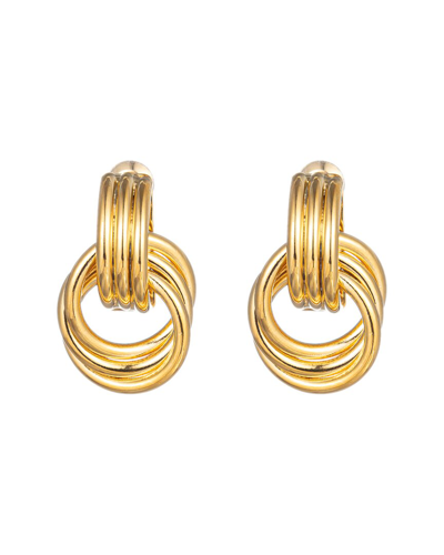 Shop Eye Candy La Luxe Collection 24k Plated Lisa Earrings In Nocolor