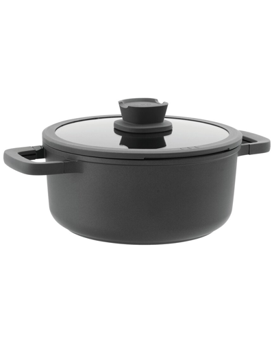 Shop Berghoff Stone 10in Ns Covered Stockpot 4.6 Q In Black