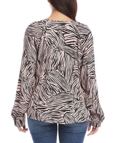 Shop Karen Kane Peasant Top In Pink