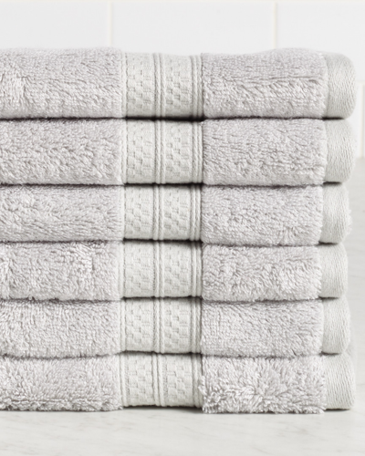 Shop Superior Rayon From Bamboo Blend Solid 6pc Hand Towel Set In Nocolor