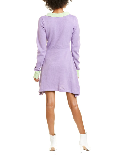 Shop Olivia Rubin Miranda Mini Dress In Purple