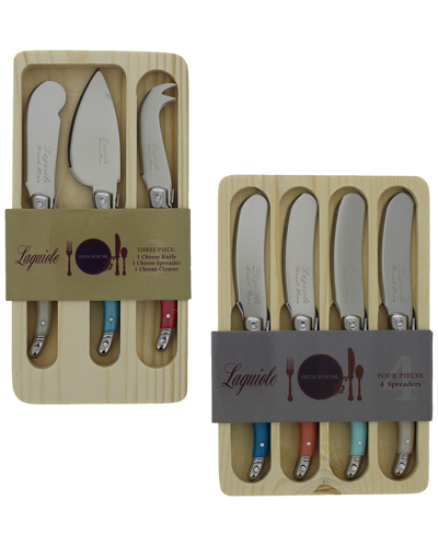 Shop French Home Laguiole 7pc Cheese Knife & Spreader Set In Nocolor