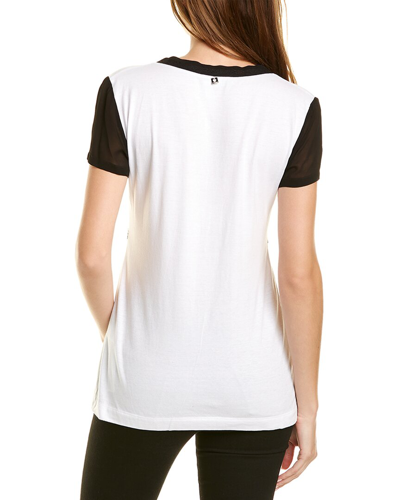 Shop Twinset V-neck T-shirt In White