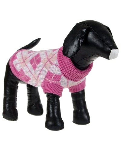 Shop Pet Life Argyle Style Ribbed Fashion Pet Sweater