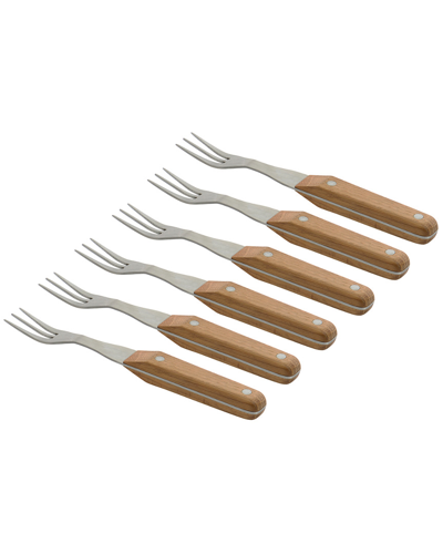 Shop Berghoff Collectncook Stainless Steel Steak Fork Set Of 6 In Nocolor