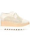 Stella Mccartney 'canyon Wicker Elyse' Lace-up Shoes In Ivory