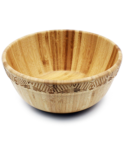 Shop Berghoff Bamboo Two-tone Salad Bowl In Nocolor
