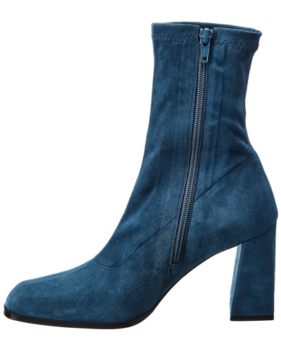 Shop By Far Phillip Suede Boot In Blue