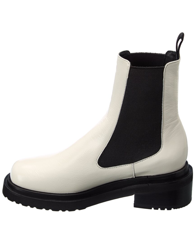 Shop By Far Rika Leather Boot In White