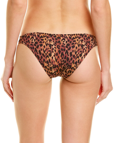 Shop Solid & Striped The Eva Bikini Bottom In Brown