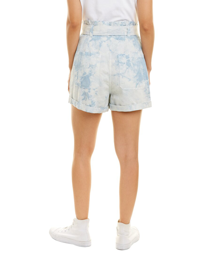 A.l.c Davidson Linen-blend Short In Blue