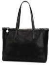 Stella Mccartney 'falabella - Shaggy Deer' Faux Leather Tote - Black In Black