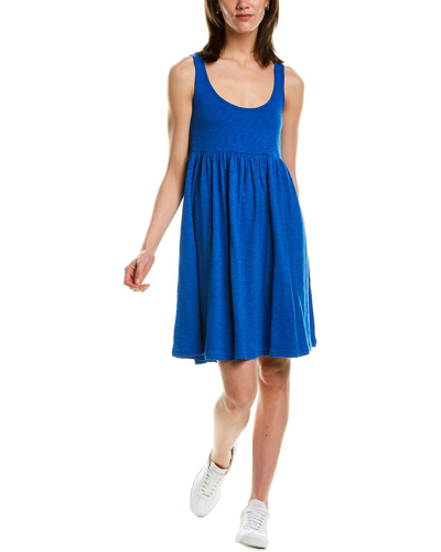 Shop Goldie Baby Doll Dress In Blue