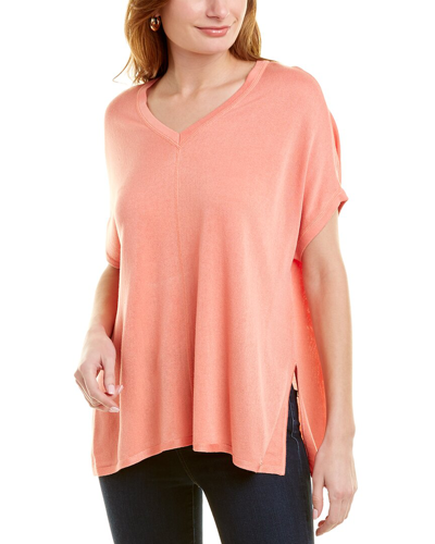 Shop Donna Karan V-neck Sweater In Pink