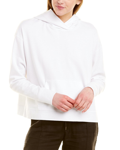 Shop James Perse Relaxed Cropped Hoodie In Nocolor