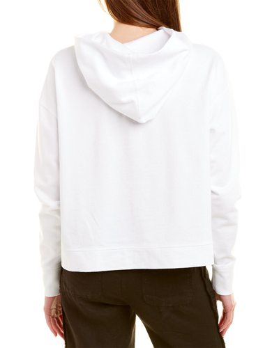 Shop James Perse Relaxed Cropped Hoodie In Nocolor