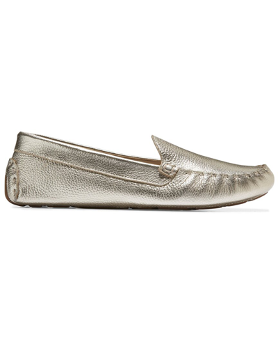 Shop Cole Haan Evelyn Leather Loafer In Nocolor