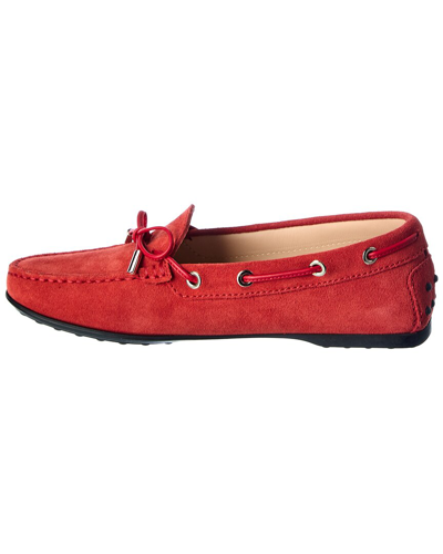 Shop Tod's Gommino Suede Loafer