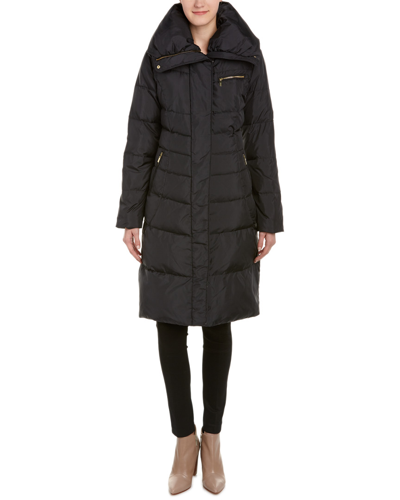 Cole haan signature petite layered maxi shop puffer coat